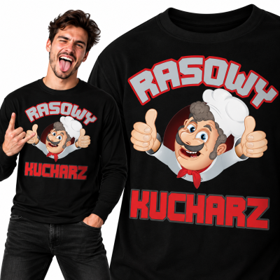 LONGSEEVE ŚMIESZNY RASOWY KUCHARZ